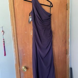 Plum purple dress